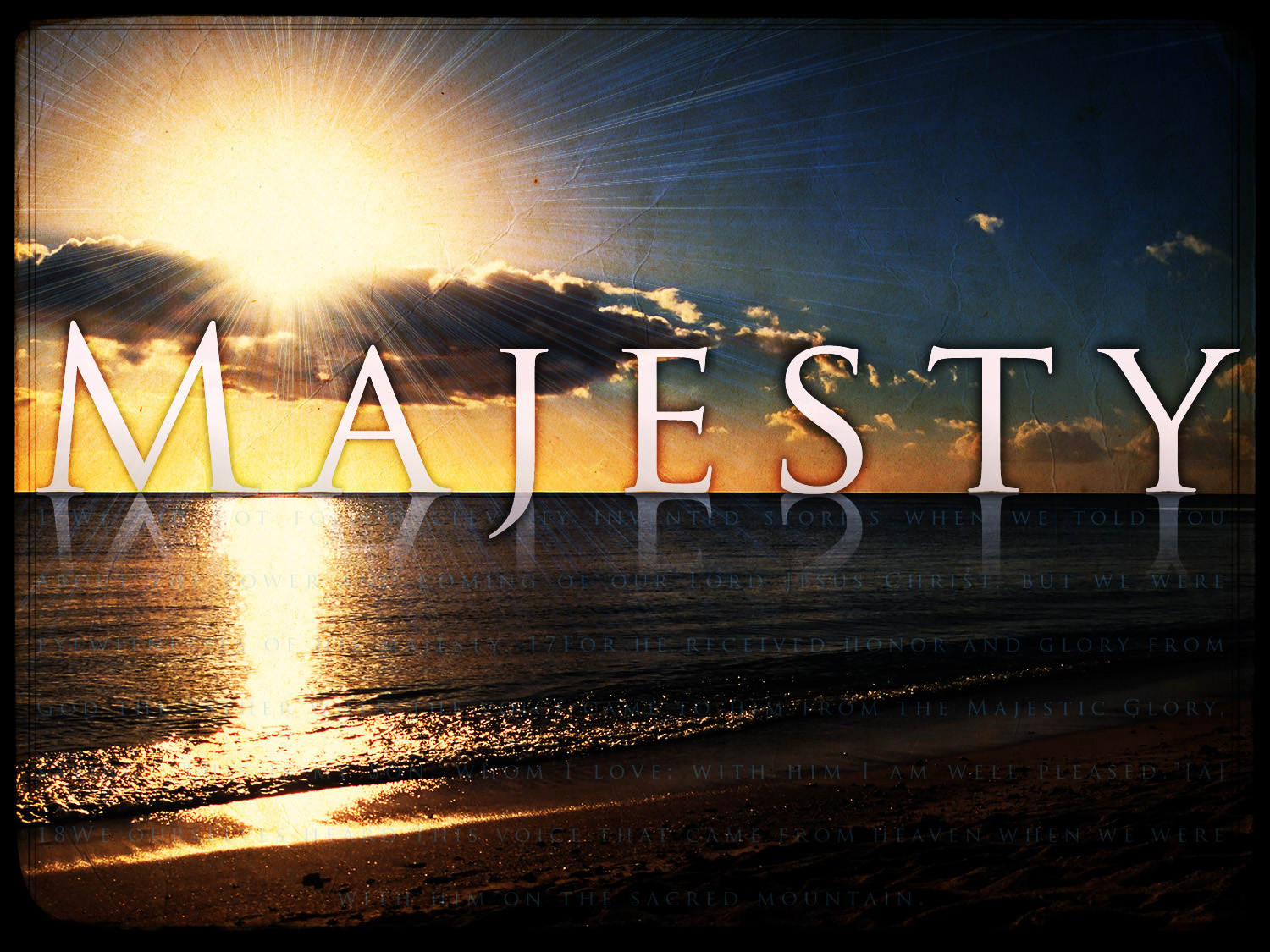 Restoring the Majesty and Grandeur to Christianity | Goodness Of God  Ministries